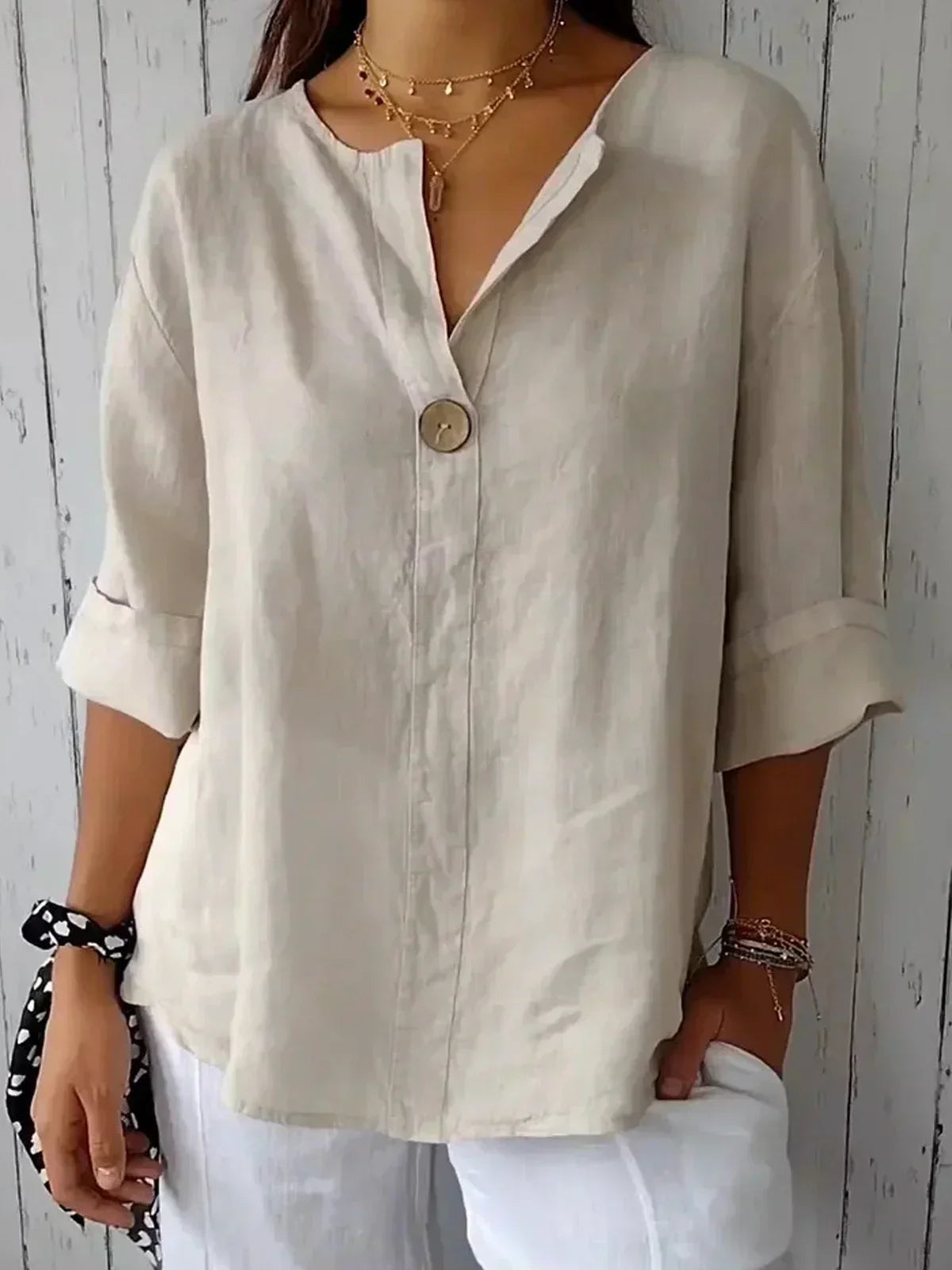 Sanne – De Rustige Rivierblouse