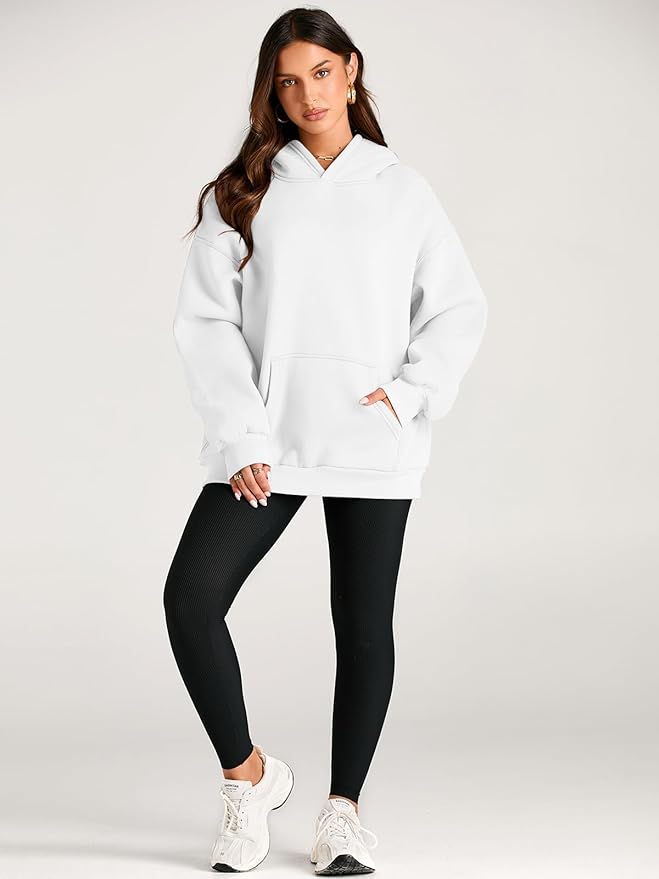 GANOOGA CLOUDSOFT | Oversized Hoodie Blanco