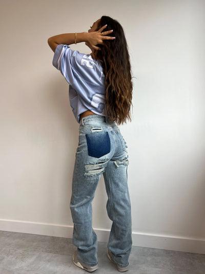 THE VIRAL | Vintage Fade Ripped Jeans