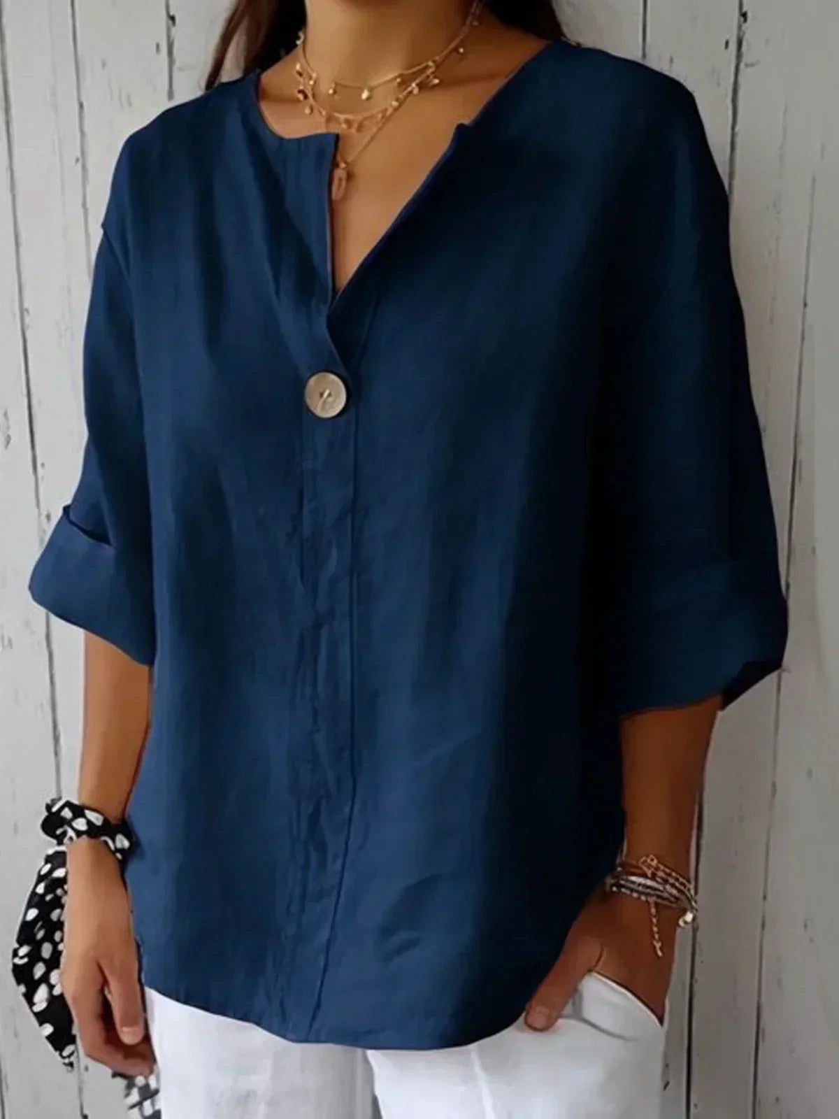 Sanne – De Rustige Rivierblouse