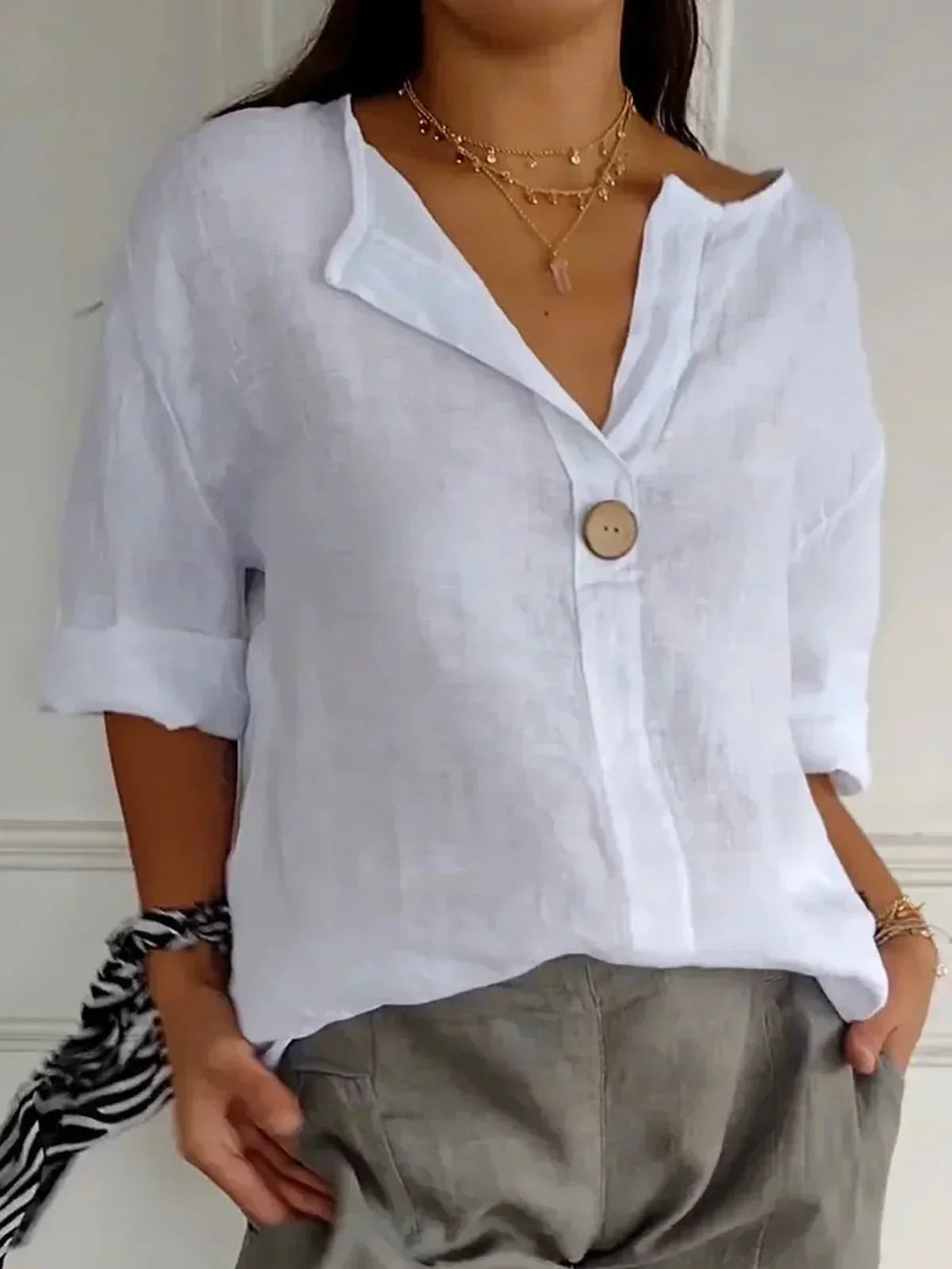 Sanne – De Rustige Rivierblouse